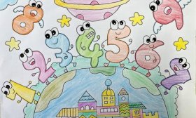 数字变图画！黄金谷学校开展“数字幻想画”绘制活动