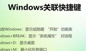 Win10快捷键大全：提高工作效率的必备技巧