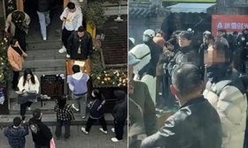 讽刺！大冰给贫困生和穷人发羽绒服，有人拿iPhone穿AJ来领