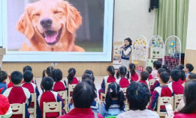 山东省供销合作社幼儿园开展“社区里的宠物朋友”活动