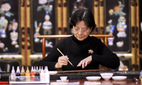 走进胡昕金漆镶嵌工作室