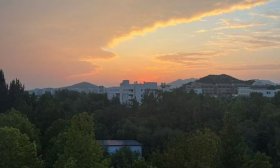 寻找山东最美大学|泰山学院王嘉逸：《日落，心安》