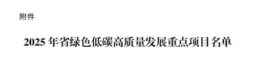 力明建设项目入选山东省2025绿色低碳高质量发展重点项目名单