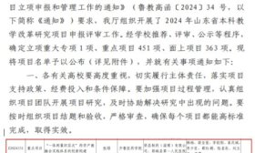齐鲁医药学院获批5项山东省本科教学改革研究项目立项