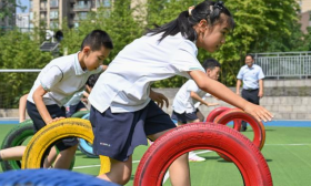 重庆中小学为学生量身定制“花式”大课间