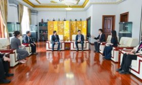 韩国又石大学到访山东圣翰财贸职业学院
