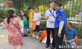 济南舜玉路执法中队：静音守护高考