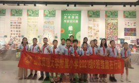 山東師范大學附屬小學雛鷹小隊參觀高校藝術畢業設計展