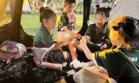 济南高新区瀚阳学校：帐篷节里趣成长，童梦飞扬乐无边