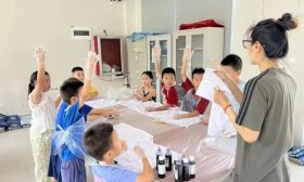 传统文化浸润童心！海川教育集团瀚阳学校开展扎染体验活动
