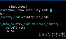 基于 NGINX 的 ngx_http_geoip2 模块 来禁止国外 IP 访问网站