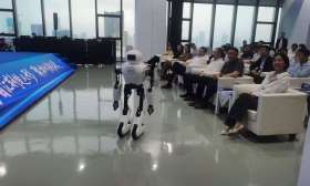 陪护机器人小楚亮相：丁汉院士笑了，女嘉宾挥手，主持人担心“失业”